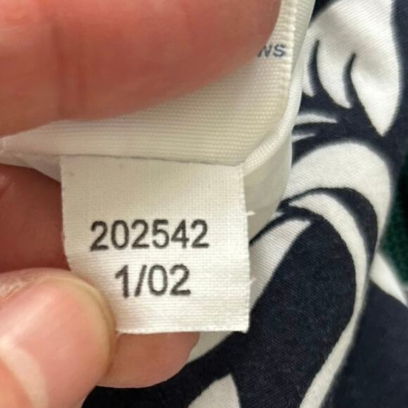 Tommy Hilfiger Women Cropped Trouser Pants Preppy Vacation Coastal Blue Size 8 - Picture 7 of 7